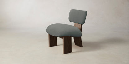 The Kenmare  - Mohair Fog Chair
