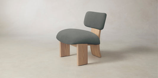 The Kenmare  - Mohair Fog Chair