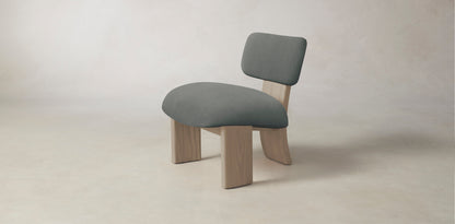 The Kenmare  - Mohair Fog Chair