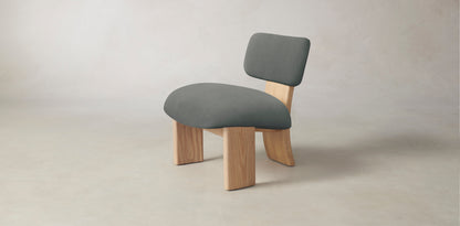 The Kenmare  - Mohair Fog Chair