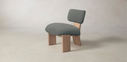 The Kenmare  - Mohair Fog Chair