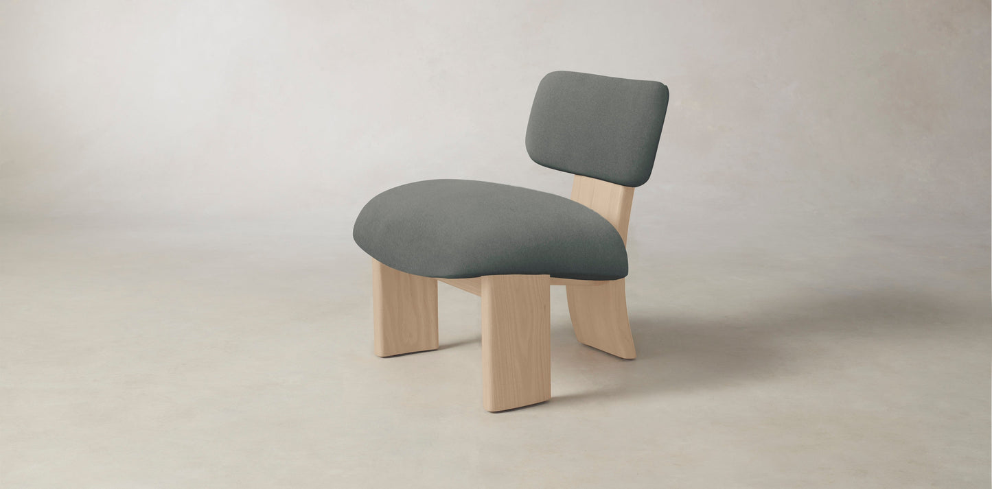 The Kenmare  - Mohair Fog Chair