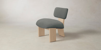 The Kenmare  - Mohair Fog Chair