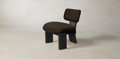 The Kenmare  - Nubuck Leather Espresso Chair