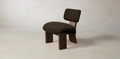 The Kenmare  - Nubuck Leather Espresso Chair
