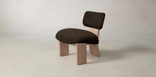 The Kenmare  - Nubuck Leather Espresso Chair