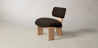 The Kenmare  - Nubuck Leather Espresso Chair