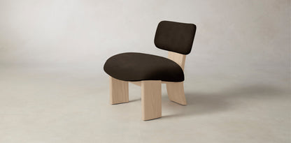 The Kenmare  - Nubuck Leather Espresso Chair