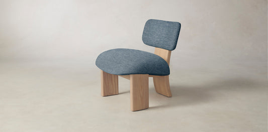 The Kenmare  - Performance Stonewashed Linen Chambray Chair