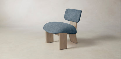 The Kenmare  - Performance Stonewashed Linen Chambray Chair
