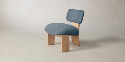 The Kenmare  - Performance Stonewashed Linen Chambray Chair