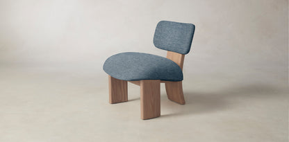 The Kenmare  - Performance Stonewashed Linen Chambray Chair
