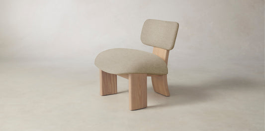 The Kenmare  - Performance Stonewashed Linen Clamshell Chair