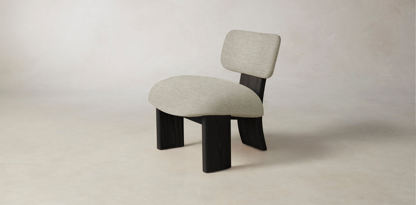 The Kenmare  - Performance Stonewashed Linen Dew Chair