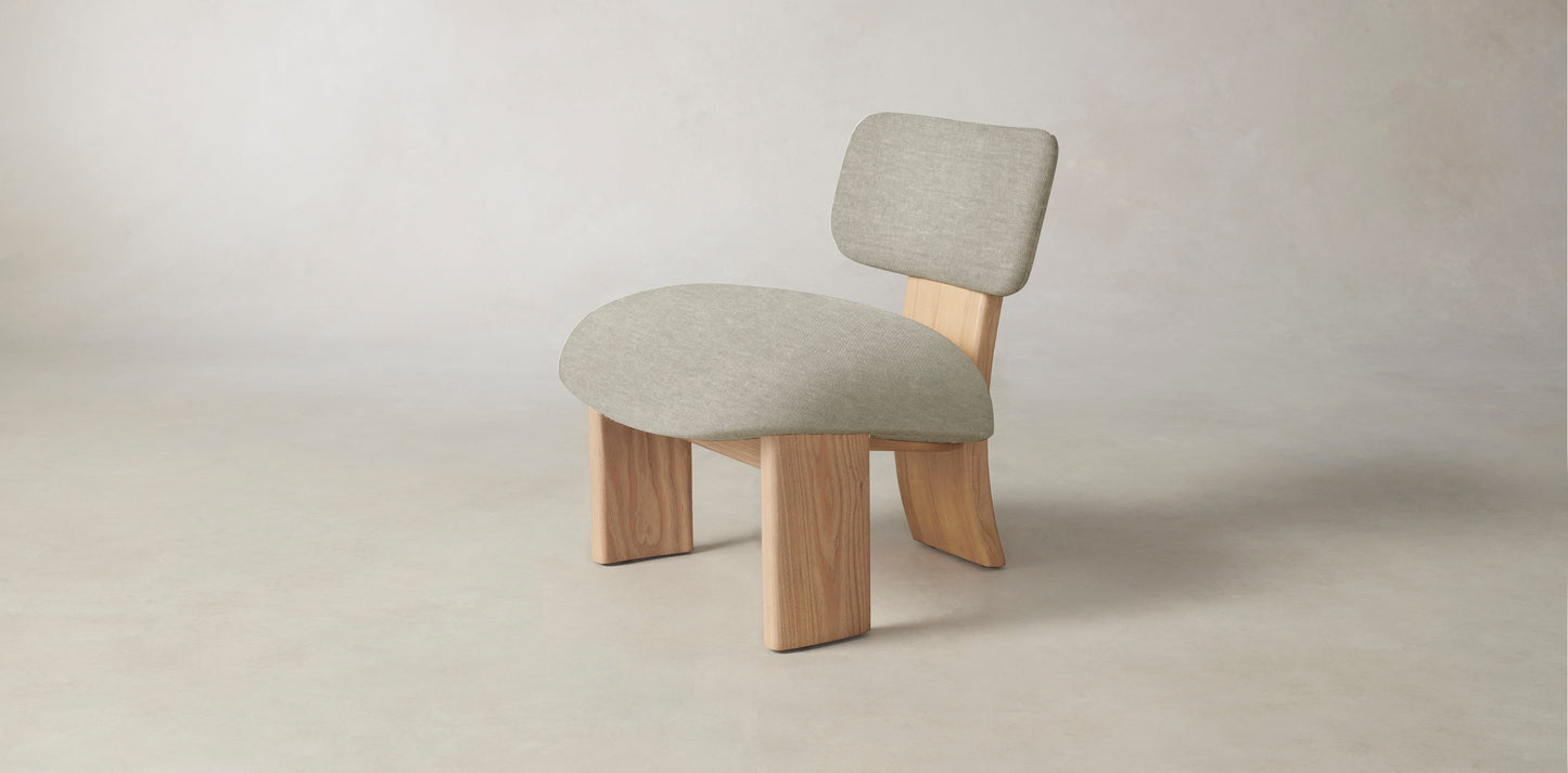 The Kenmare  - Performance Stonewashed Linen Dew Chair