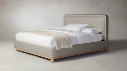 The Kent  - Performance Bouclé Morel Bed - 47" Headboard