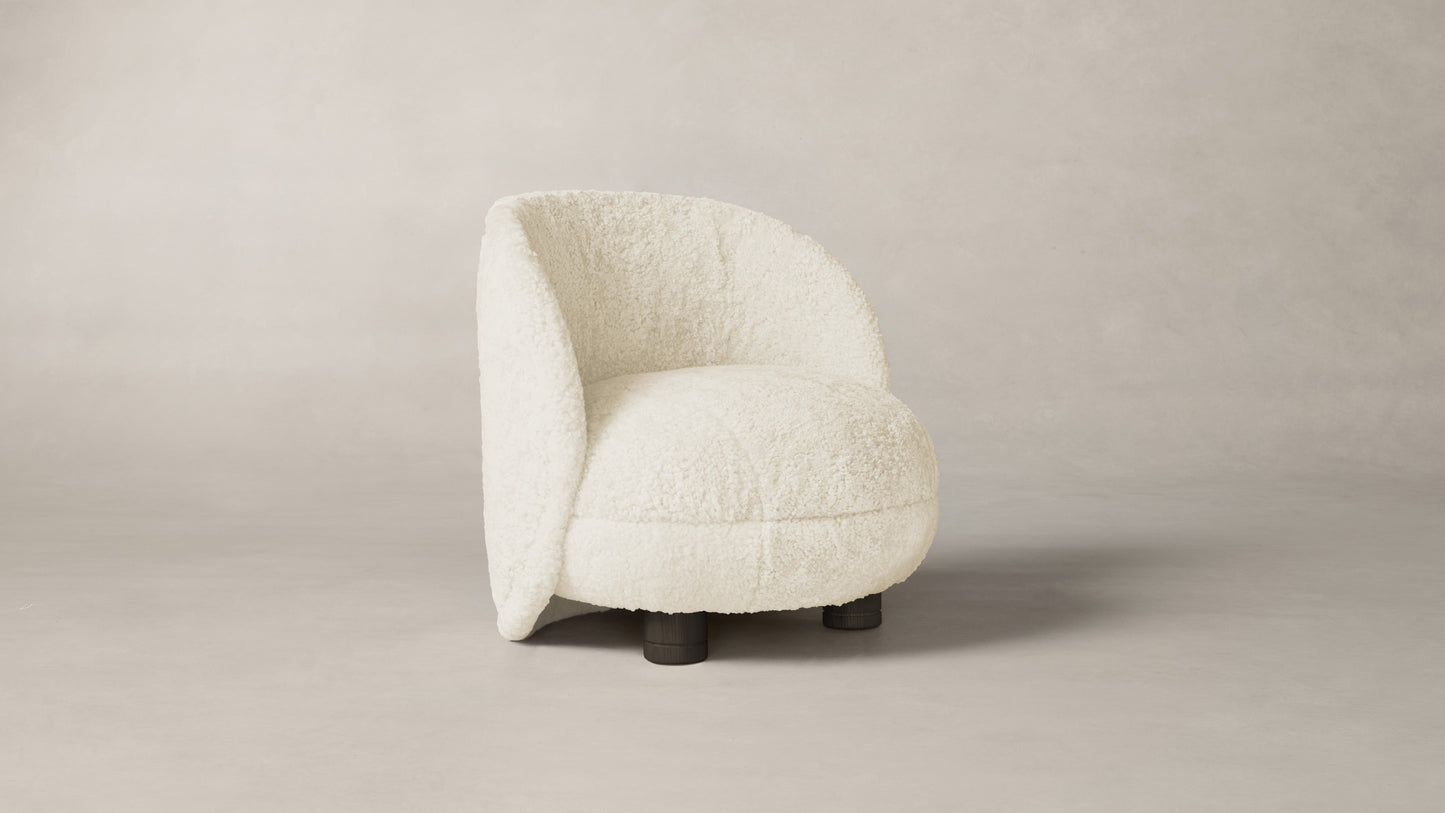 The Laight  - Shearling Ivory Chair