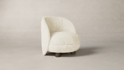 The Laight  - Shearling Ivory Chair