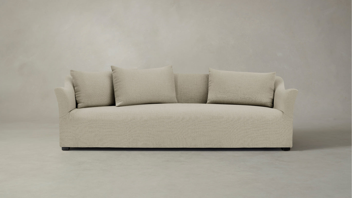 The Lenox  - Belgian Linen Alder Sofa