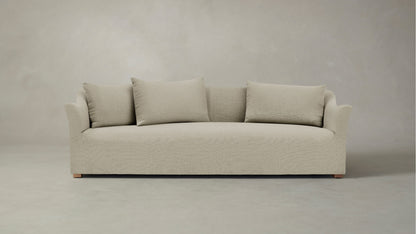 The Lenox  - Belgian Linen Alder Sofa