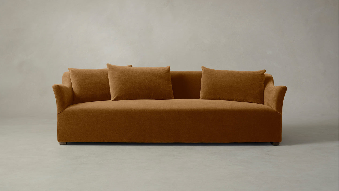 The Lenox  - Mohair Brown Sugar Sofa