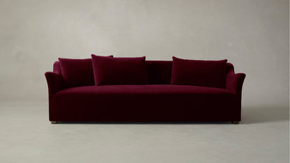 The Lenox  - Mohair Crimson Sofa