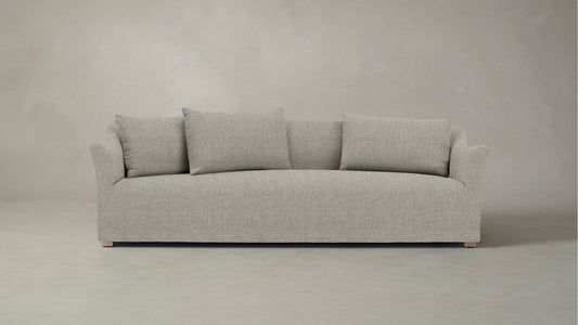 The Lenox  - Performance Basketweave Pebble Sofa