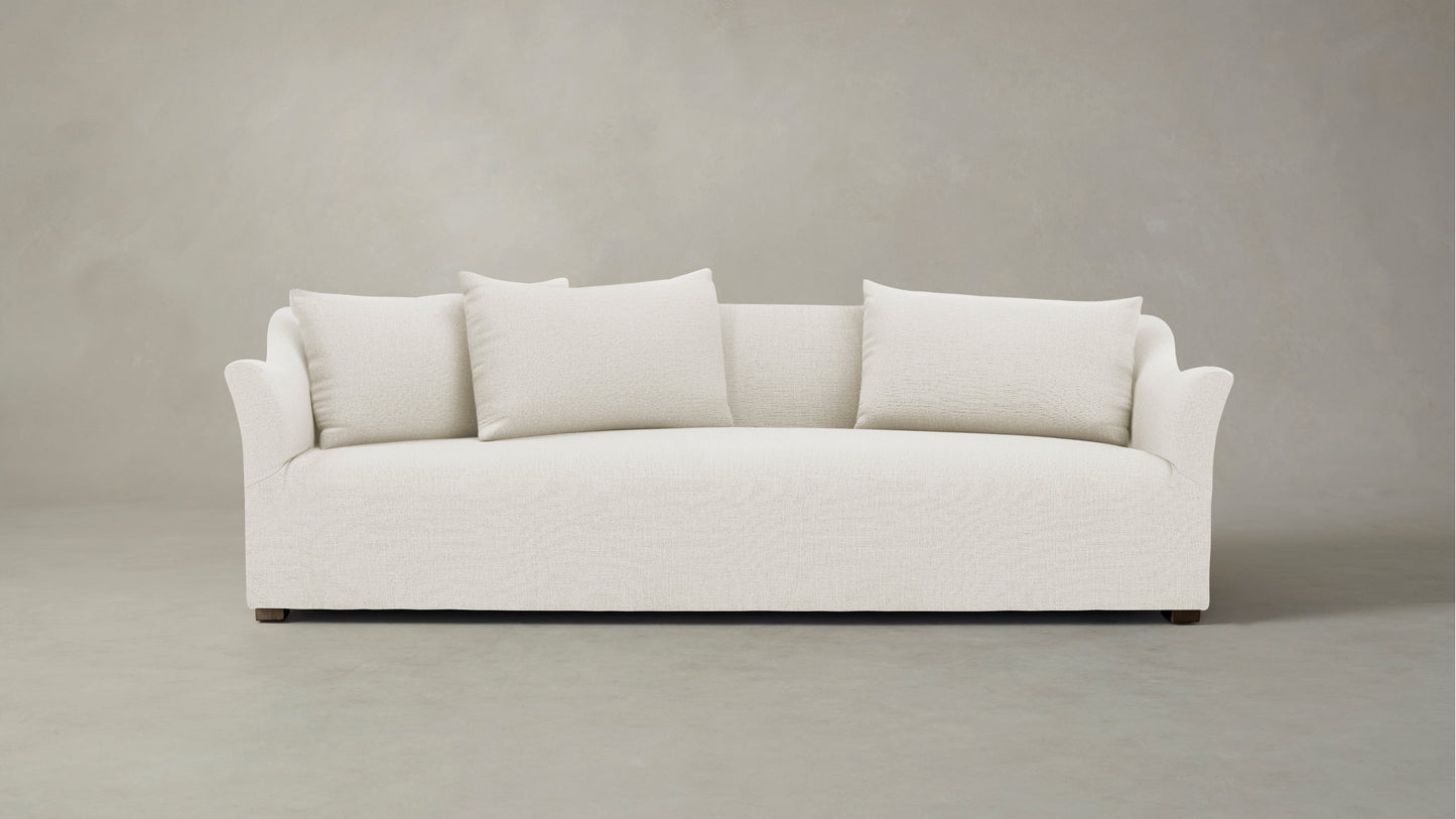 The Lenox  - Performance Linen Oyster Sofa