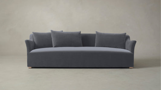 The Lenox  - Performance Velvet Lunar Sofa