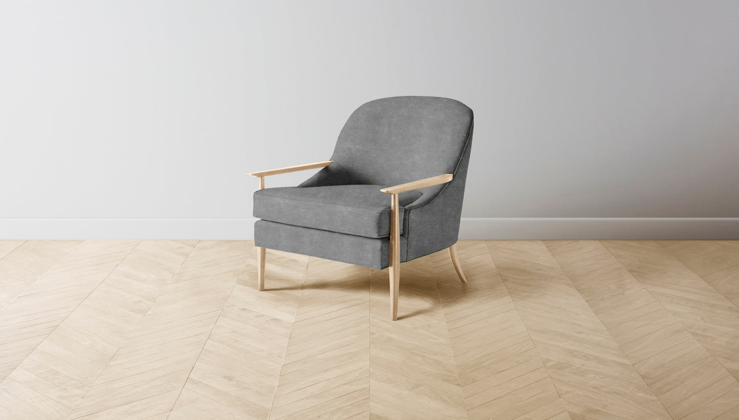 The Leroy  - Performance Melange Weave Night Chair