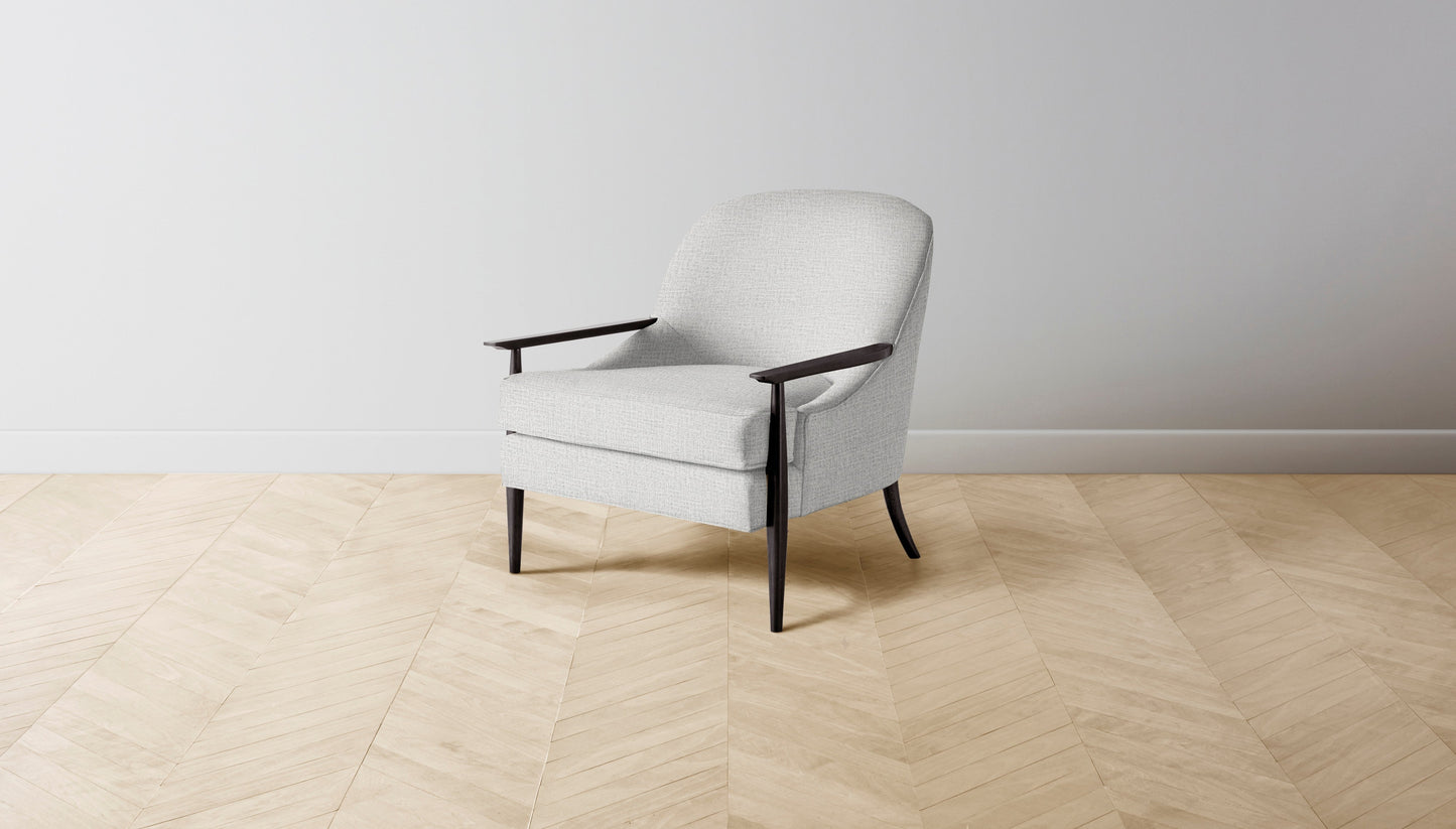 The Leroy  - Performance Woven Chenille Steel Chair