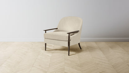 The Leroy  - Tuscan Leather Bisque Chair