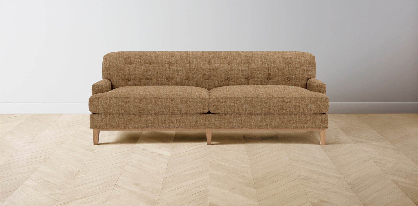 The Ludlow  - Belgian Linen Chai Sofa