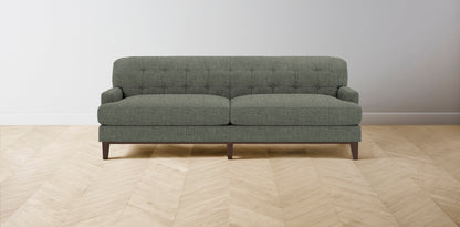 The Ludlow  - Belgian Linen Thyme Sofa