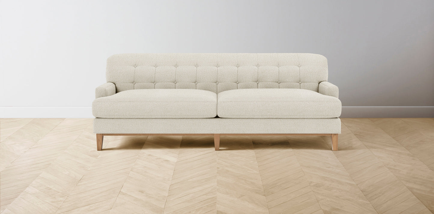 The Ludlow  - Italian Bouclé White Sofa