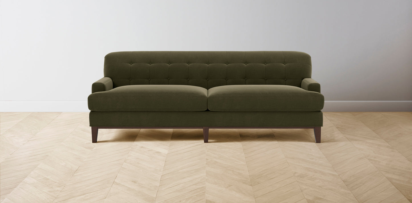 The Ludlow  - Mohair Moss Sofa