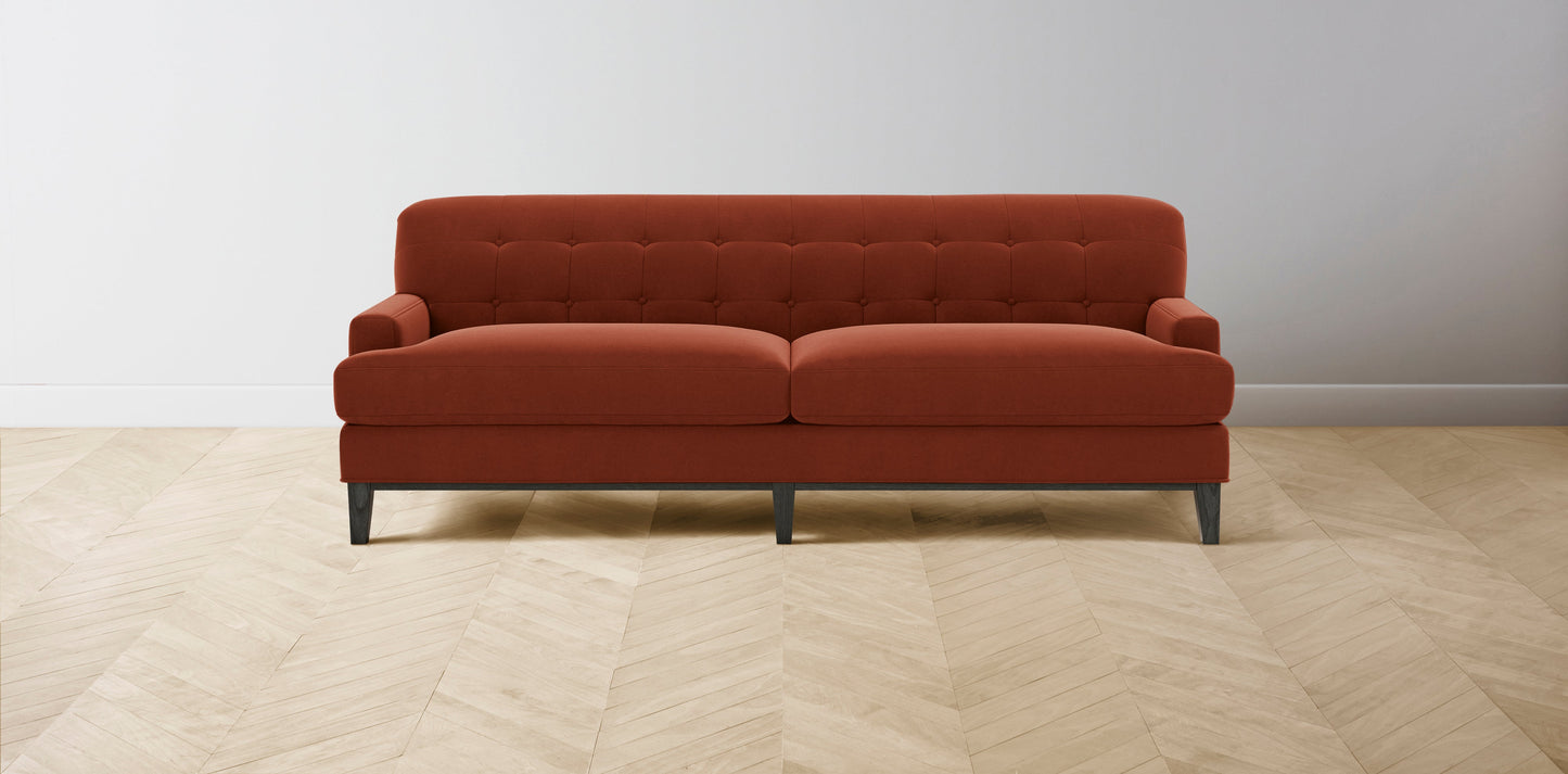 The Ludlow  - Mohair Spice Sofa