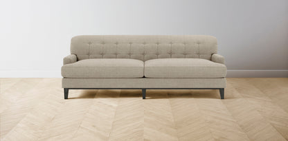 The Ludlow  - Performance Stonewashed Linen Clamshell Sofa