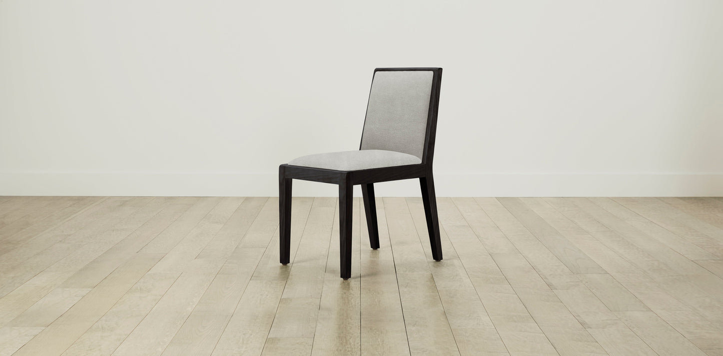 The Madison  - Performance Melange Weave Flint Dining Chair