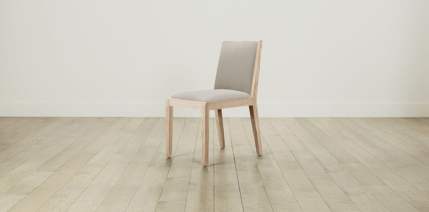 The Madison  - Performance Textured Linen Flax Dining Chair
