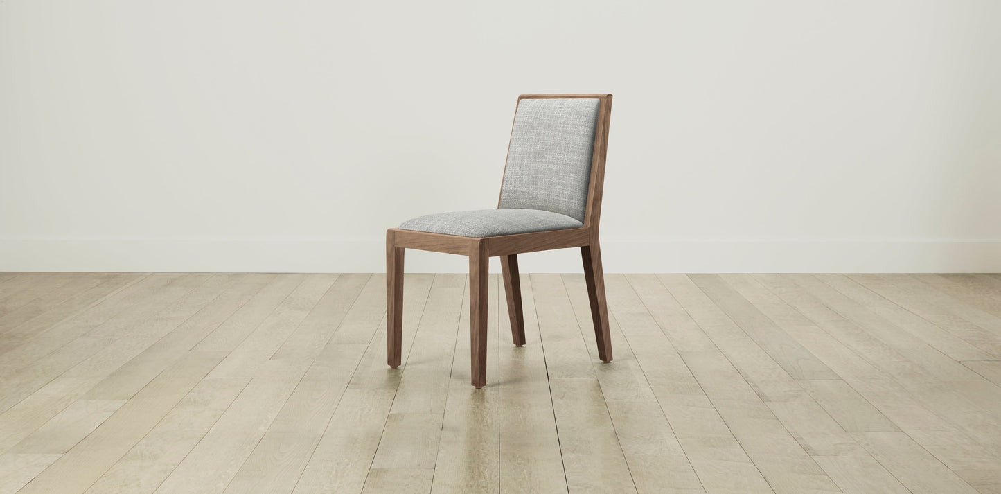 The Madison  - Performance Textured Tweed Dove Dining Chair