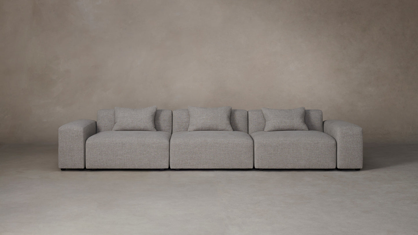 The Breuer Modular  - Belgian Linen Agate Sofa