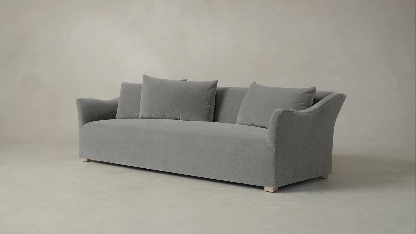 The Lenox  - Mohair Fog Sofa