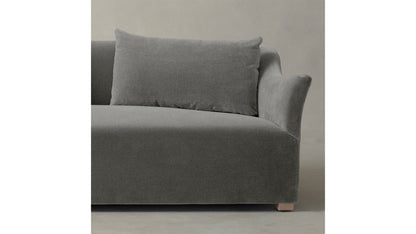 The Lenox  - Mohair Fog Sofa