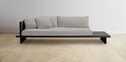 The Muir Arm on Left - Belgian Linen Agate Sofa