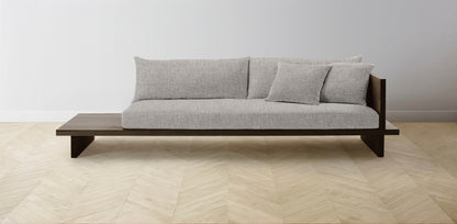 The Muir Arm on Right - Belgian Linen Agate Sofa