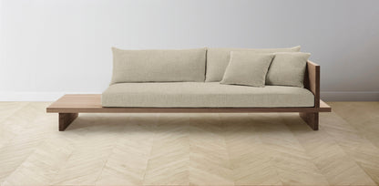 The Muir Arm on Right - Belgian Linen Alder Sofa