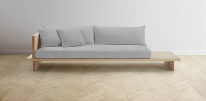 The Muir Arm on Left - Italian Bouclé Waterfall Sofa