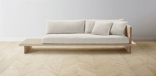 The Muir Arm on Right - Merino Dusk Sofa