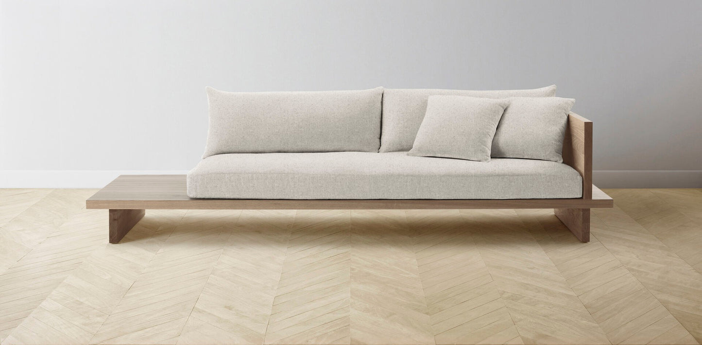 The Muir Arm on Right - Merino Dusk Sofa